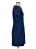 Madewell Stripes Blue Casual Dress Size 2 - photo 4