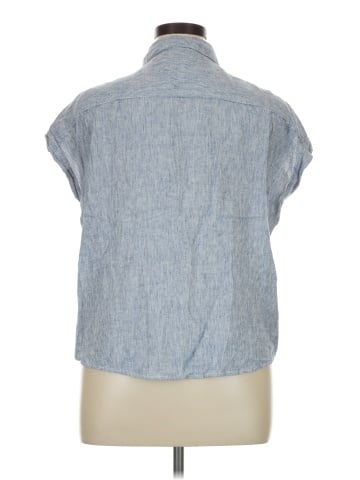 Weatherproof Sleeveless Button-Down Shirt (view 2)