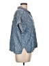 Splendid 100% Lyocell Blue Short Sleeve Blouse Size L - photo 4