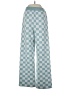 OAK + FORT Checkered-gingham Blue Casual Pants Size S - photo 2