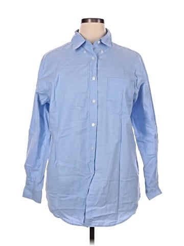 Classic Elements Long Sleeve Button-Down Shirt (view 1)