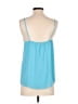Adrienne 100% Polyester Blue Tank Top Size S - photo 2