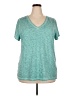 Ava & Viv Teal Active T-Shirt Size 2X - photo 1