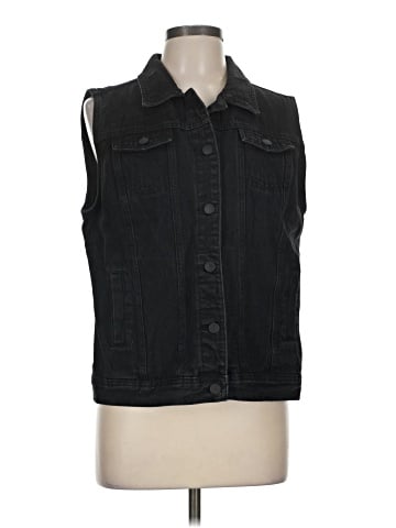 Universal Thread Denim Vest (view 1)