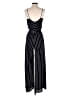 Lac Bleu Stripes Black Jumpsuit Size S - photo 2