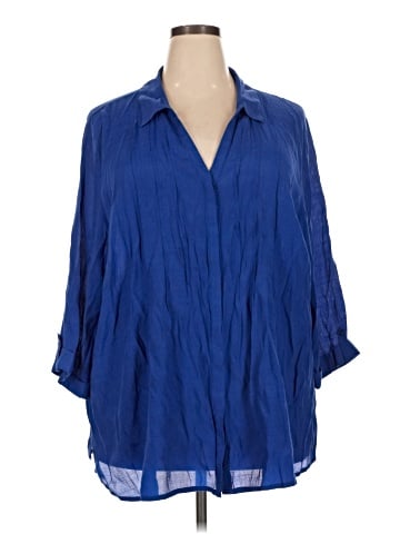 Catherines 3/4 Sleeve Blouse (view 1)