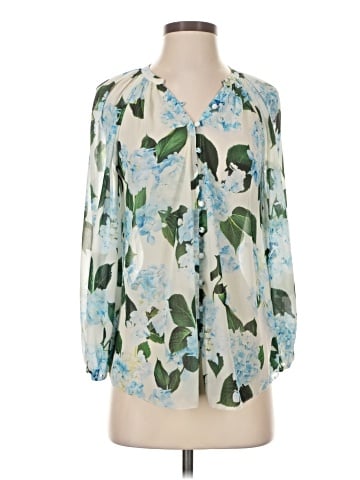 L'Agence 3/4 Sleeve Blouse (view 1)