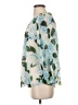 L'Agence 100% Polyester Floral Ivory 3/4 Sleeve Blouse Size XS (tall) - photo 5