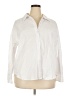 Zara Ivory Long Sleeve Button-Down Shirt Size XXL - photo 1