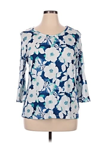 Croft & Barrow 3/4 Sleeve T-Shirt (view 1)