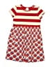 Hanna Andersson 100% Cotton Hearts Red Dress Size 8 - photo 1