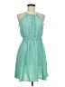 No Boundaries Solid Teal Casual Dress Size M - photo 1