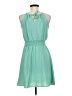 No Boundaries Solid Teal Casual Dress Size M - photo 2