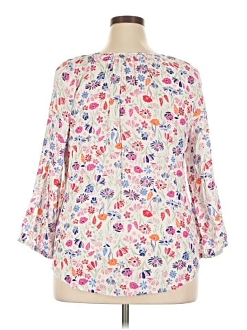 St. John's Bay 3/4 Sleeve Blouse (view 2)