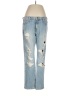 Current/Elliott Hearts Blue Jeans Size XS (0) - photo 1