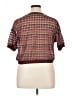 DR2 100% Polyester Tweed Burgundy Short Sleeve T-Shirt Size XL - photo 2