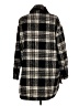 Sanctuary 100% Polyester Plaid Black Coat Size M - photo 2