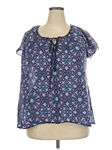 CALVIN KLEIN JEANS Short Sleeve Blouse (view 1)