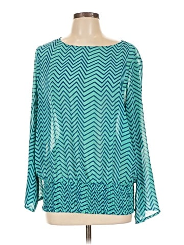 metaphor Long Sleeve Blouse (view 1)