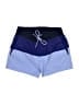 Athleta 100% Polyester Color Block Purple Athletic Shorts Size 4 - photo 1