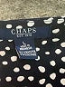 Chaps Polka Dots Black Casual Dress Size L - photo 7
