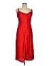 Topshop 100% Polyester Red Casual Dress Size 6 - photo 1