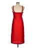 Topshop 100% Polyester Red Casual Dress Size 6 - photo 2