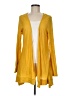 Tahari 100% Linen Yellow Cardigan Size M - photo 1