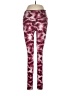 Feathers Tie-dye Burgundy Active Pants Size M - photo 1