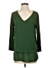 MICHAEL Michael Kors 100% Polyester Green 3/4 Sleeve Blouse Size S - photo 1