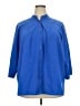 Maggie Barnes Blue 3/4 Sleeve Blouse Size 2X - photo 1