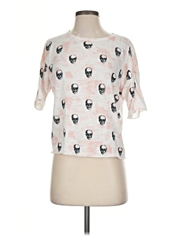 Skull Cashmere Short Sleeve T-Shirt (view 1)