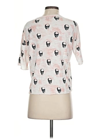 Skull Cashmere Short Sleeve T-Shirt (view 2)