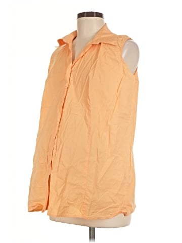 Motherhood Sleeveless Button-Down Shirt (view 1)