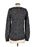 L.L.Bean 100% Cotton Tweed Black Pullover Sweater Size S - photo 2
