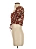 Lulus 100% Polyester Burgundy Short Sleeve Blouse Size S - photo 5