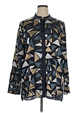 Lafayette 148 New York Long Sleeve Blouse (view 1)