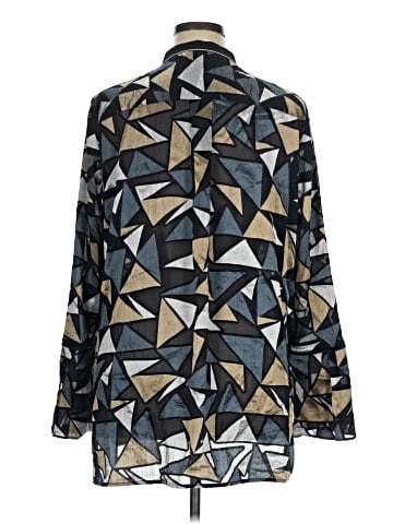 Lafayette 148 New York Long Sleeve Blouse (view 2)