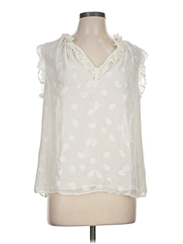 Rebecca Taylor Sleeveless Silk Top (view 1)