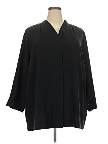 Lands' End 3/4 Sleeve Blouse (view 1)