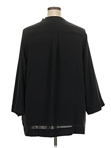 Lands' End 3/4 Sleeve Blouse (view 2)