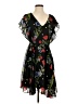 Guess 100% Polyester Floral Black Cocktail Dress Size S - photo 1