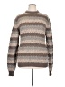 Oleg Cassini Chevron-herringbone Brown Pullover Sweater Size XL - photo 1