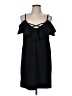 Boston Proper Solid Black Cocktail Dress Size M - photo 1