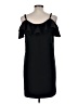 Boston Proper Solid Black Cocktail Dress Size M - photo 2