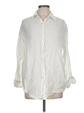 Vitamin A 3/4 Sleeve Button-Down Shirt (view 1)