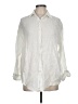 Vitamin A Ivory 3/4 Sleeve Button-Down Shirt Size L (estimated) - photo 1