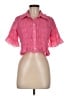Sandro Pink Short Sleeve Blouse Size Med (2) - photo 1