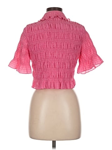 Sandro Short Sleeve Blouse (view 2)