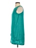 Mango Solid Teal Casual Dress Size XXS - photo 5